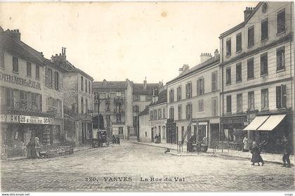 CPA Vanves La Rue du Val