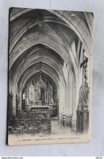 Vanves, église saint Remy, chapelle du sacré coeur, Hauts de Seine 92