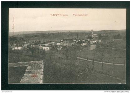 Vaour (81) - Vue générale ( Ed. Wilhem tabac )