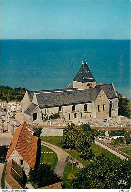 76 - Varengeville sur Mer - L'Eglise  le cimetière marin  le presbytère - Vue aérienne - Carte Neuve - CPM - Voir Scans