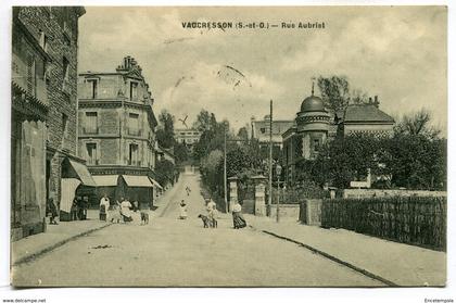 CPA - Carte Postale - France - Vaucresson - Rue Aubriet - 1914 (SV6870)