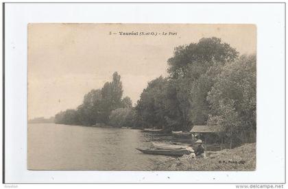 VAUREAL (S ET O) 5 LE PORT (PETITES EMBARCATIONS)