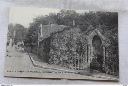 abbaye des Vaux de Cernay, la fontaine, Yvelines 78