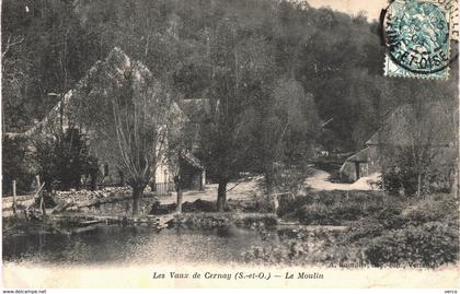 Carte postale ancienne de VAUX de CERNAY - Le moulin