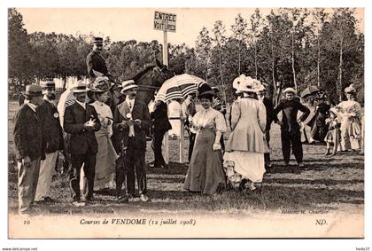 Vendôme - Courses 12 Juillet 1908