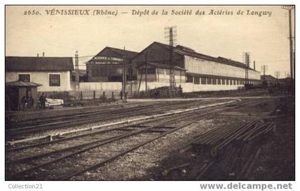 VENISSIEUX ..... DEPOT DE LA SOCIETE DES ACIERIS DE LONGWY