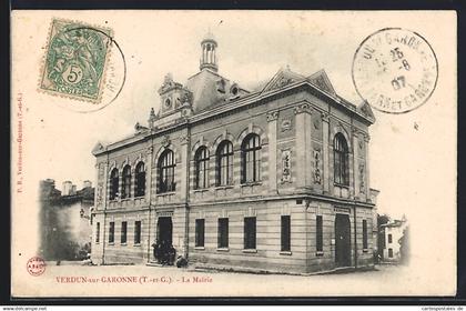 CPA Verdun-sur-Garonne, La Mairie