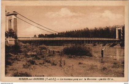 CPA VERDUN-SUR-GARONNE le Nouveau Pont suspendu (979355)