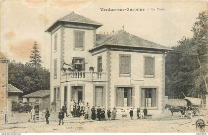 VERDUN SUR GARONNE la Poste