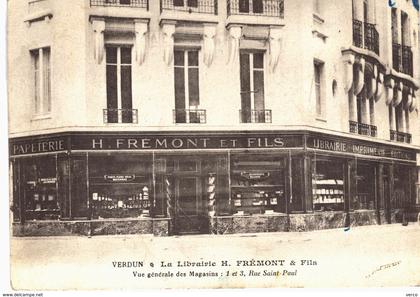 Carte postale  ancienne de  VERDUN - Librairie FREMONT