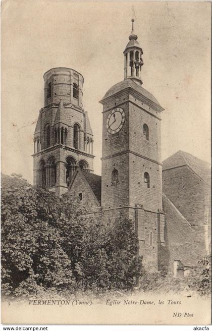 CPA VERMENTON - Église N.-D. les Tours (148263)