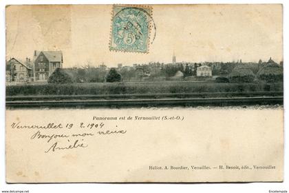 CPA - Carte Postale - France -  Panorama de Vernouillet - 1904 (D13284)