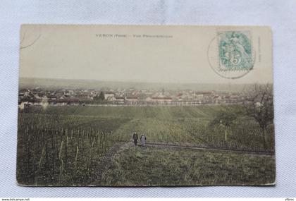 Veron, vue panoramique, Yonne 89