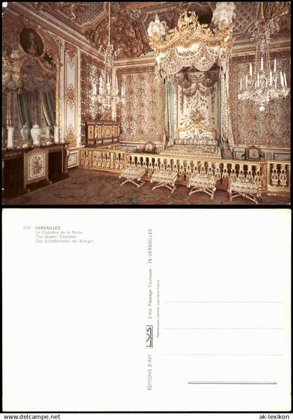 Versailles Queen Chamber Schlafzimmer der Konigin Schloss Versailles 1980