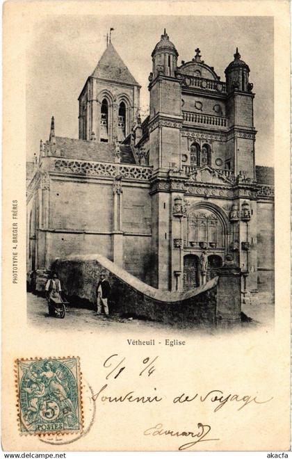 CPA Vetheuil Eglise (1317960)