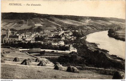 CPA VETHEUIL - Vue d'ensemble (107411)