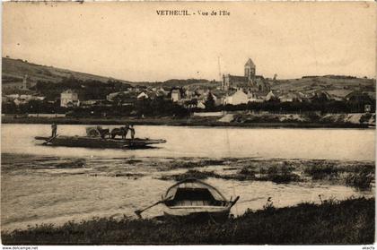 CPA VETHEUIL - Vue de l'Ile (290845)