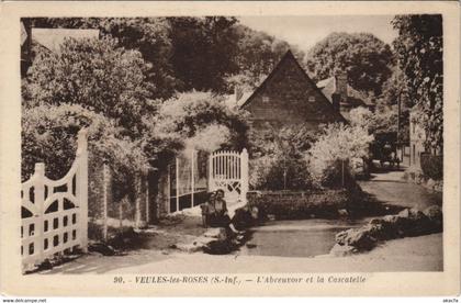 CPA VEULES-les-ROSES - L'Abrevouir et la Cascatelle (126190)