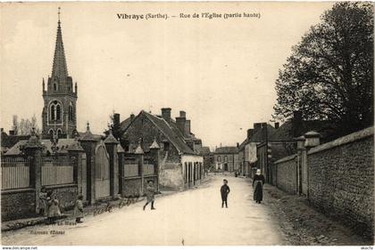 CPA AK VIBRAYE - Rue de l'Église (391167)