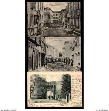 57 - VIC SUR SEILLE (Moselle) - Lot de 8 CP de Vis sur Seille