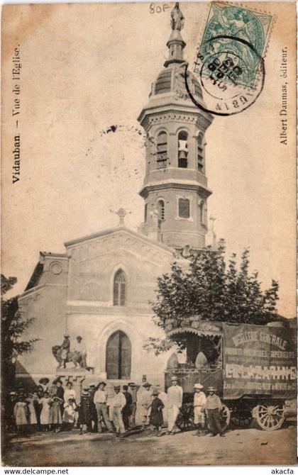 CPA Vidauban - Vue de l'Eglise (988869)