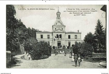 CPA- Carte Postale-France-Saint-Jean-de-Bournay- Hôtel de Ville -1910 -VM18858