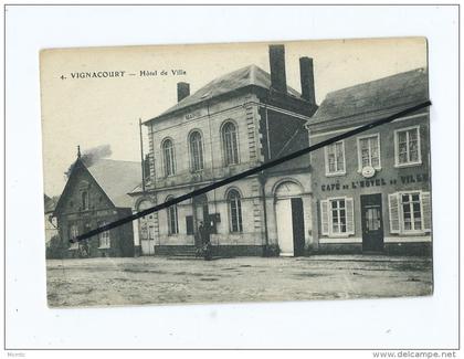 CPA -  Vignacourt  - Hôtel de Ville