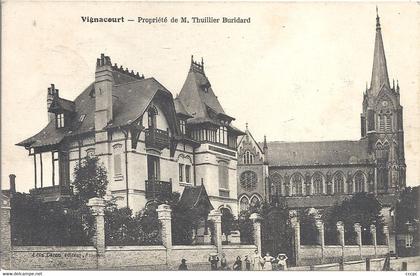 CPA Vignacourt Propriété de M. Thuillier Buridard