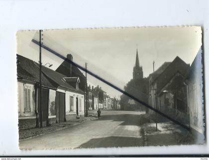 CPSM -   Vignacourt   -  (Somme) -  Rue d'Hornas