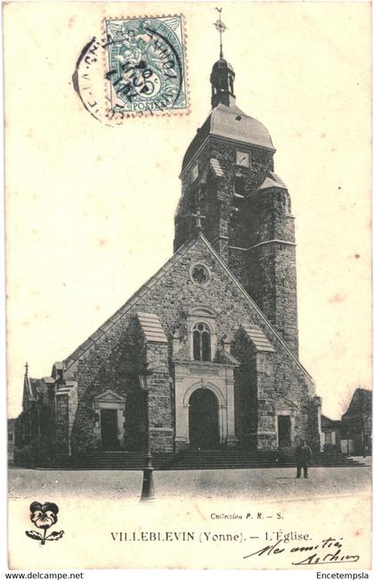 CPA-Carte Postale France Villeblevin  L'église 1904  VM54710