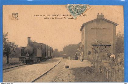 89 - Yonne -   Villebougis Saint Serotin - La Gare  - Train    (N5980)