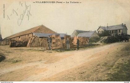 villebougis * villebougies * la tuilerie * briqueterie * usine industrie brique