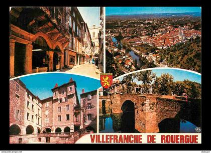 12 - Villefranche de Rouergue - Multivues - CPM - Voir Scans Recto-Verso