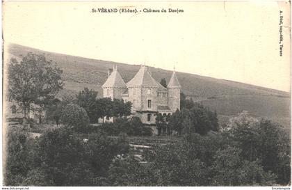 CPA  Carte postale France  Saint-Vérand  Château du Donjon  VM63561