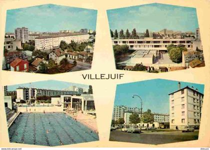 94 - Villejuif - Multivues - Automobiles - CPM - Flamme Postale de Villejuif 94 - Voir Scans Recto-Verso