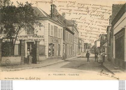 VILLEMEUX SUR EURE GRANDE RUE