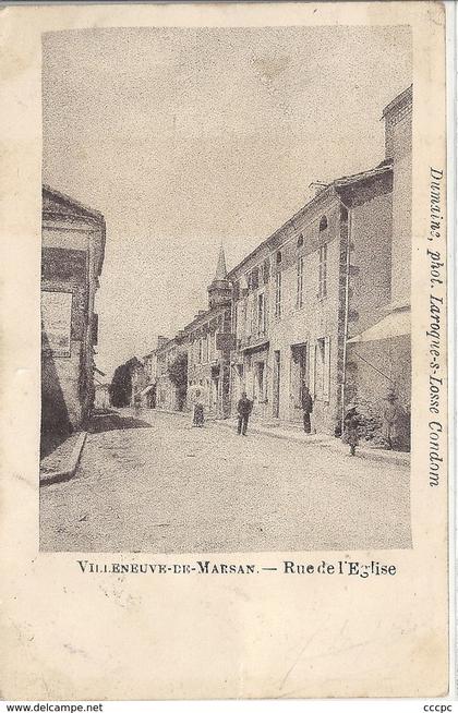 CPA Villeneuve-de-Marsan Rue de l'Eglise