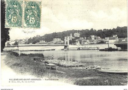 Carte Postale ANCIENNE de VILLENEUVE saint GEORGES -