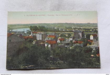 Villeneuve saint Georges, panorama, vue sur Villeneuve le Roi, Val de Marne 94