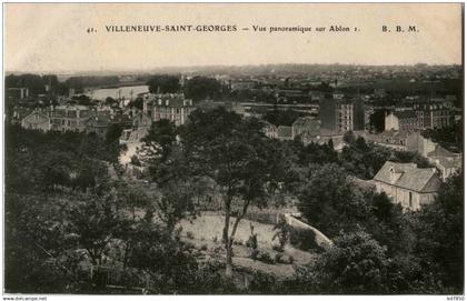 Villeneuve Saint Georges - vue panoramique