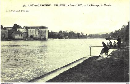 Carte Postale ancienne de VILLENEUVE sur LOT