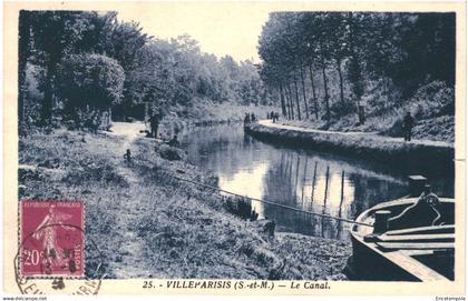 CPA Carte postale France Villeparisis  Le Canal 1936 VM86236