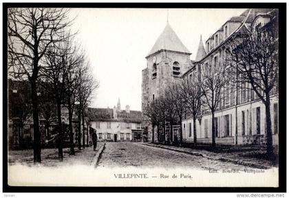 cpa du  93  Villepinte  - rue de Paris    LIOB11