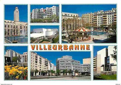 69 - Villeurbanne - Multivues - Immeubles - Fleurs - CPM - Voir Scans Recto-Verso