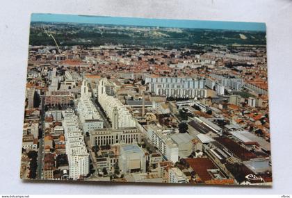 Cpm, Villeurbanne, vue aérienne, les gratte ciel, Rhône 69