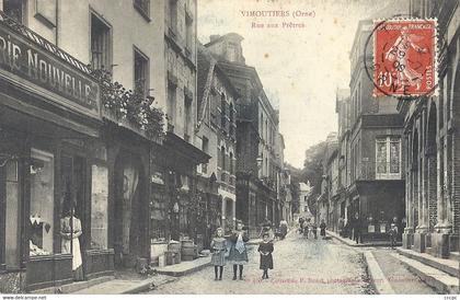 CPA Vimoutiers Rue aux Prêtres