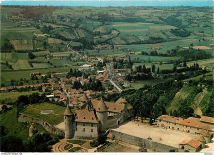 38 - Virieu - Le Château - Vue aérienne - CPM - Carte Neuve - Voir Scans Recto-Verso