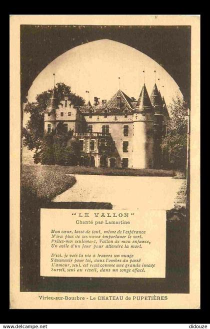 38 - Virieu sur Bourbre - Le Château de pupetières - CPA - Voir Scans Recto-Verso