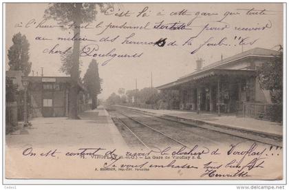 VIROFLAY   LA GARE DE VIROFLAY   EN 1903