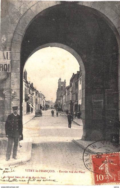 Carte postale ancienne de VITRY le FRANCOIS